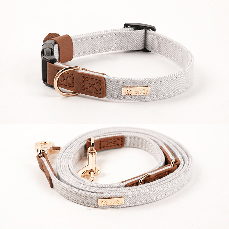 Personalized Dog Collar with ID Tag Anti - Loss Adjustable Neck Strap - PIKAPIKA
