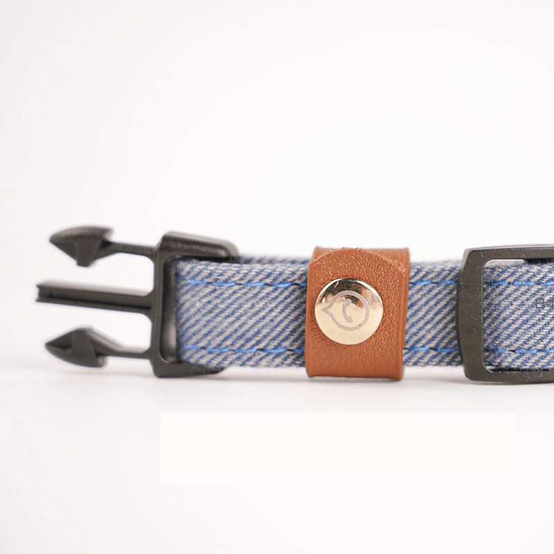 Personalized Dog Collar with ID Tag Anti - Loss Adjustable Neck Strap - PIKAPIKA