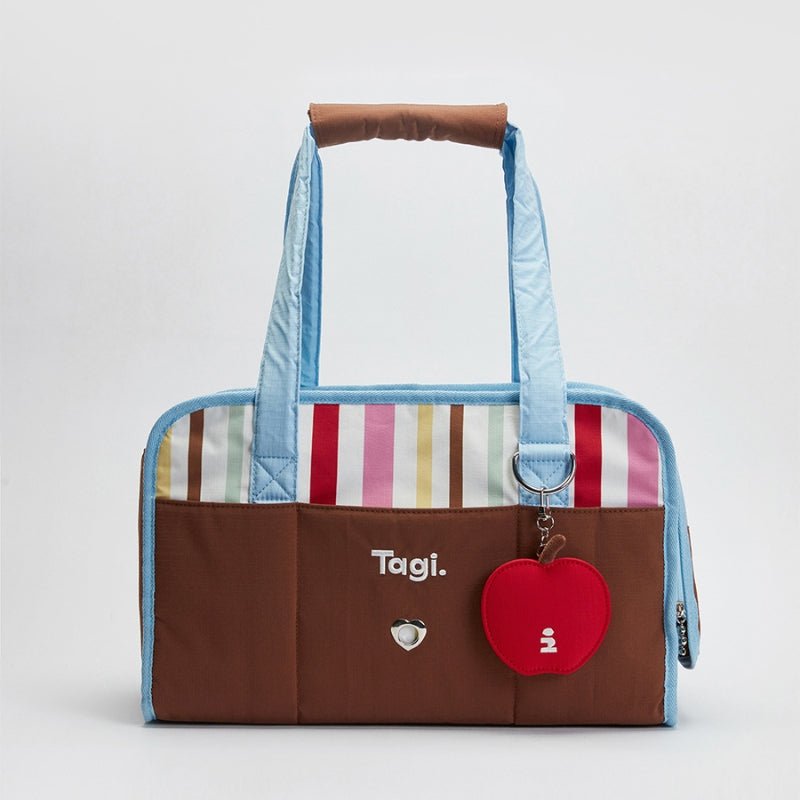 Pet Carrier Breathable Stripes Handbag for Dog Cat Under 8.8 lb - PIKAPIKA