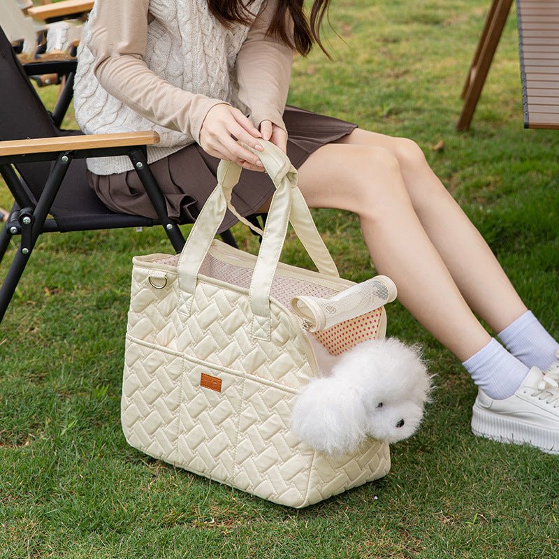 Pet Carrier With Adjustable Straps for Small Dog Cat Breathable - PIKAPIKA