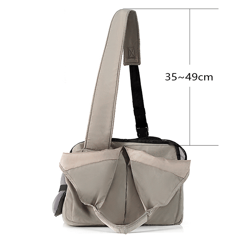 Pet Sling Carrier Breathable Waterproof With Large Capacity Pockets - PIKAPIKA