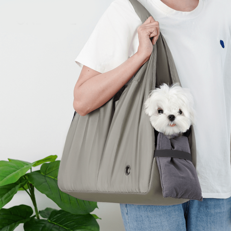 Pet Sling Carrier Breathable Waterproof With Large Capacity Pockets - PIKAPIKA