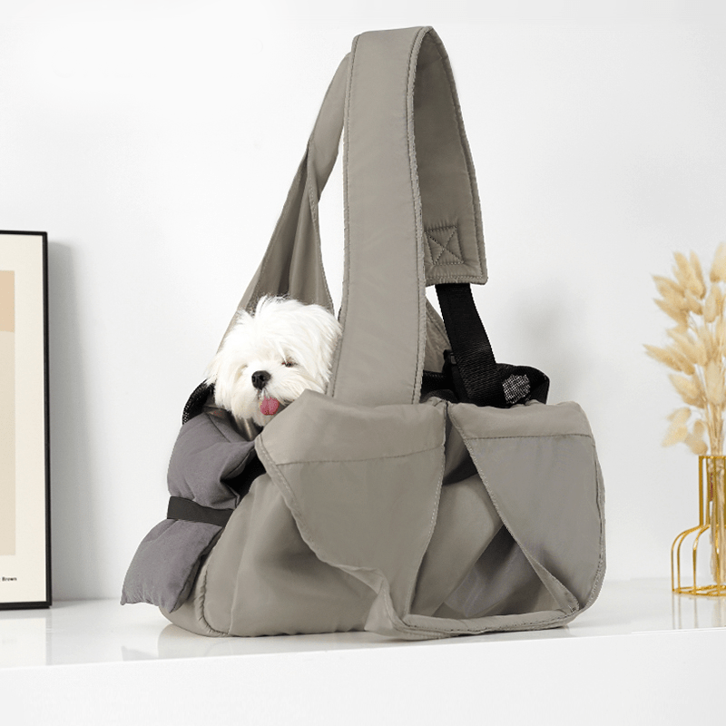 Pet Sling Carrier Breathable Waterproof With Large Capacity Pockets - PIKAPIKA