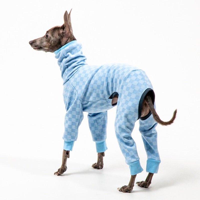 Plaid Onesie for Italian Greyhound Whippet Dog Clothes - PIKAPIKA