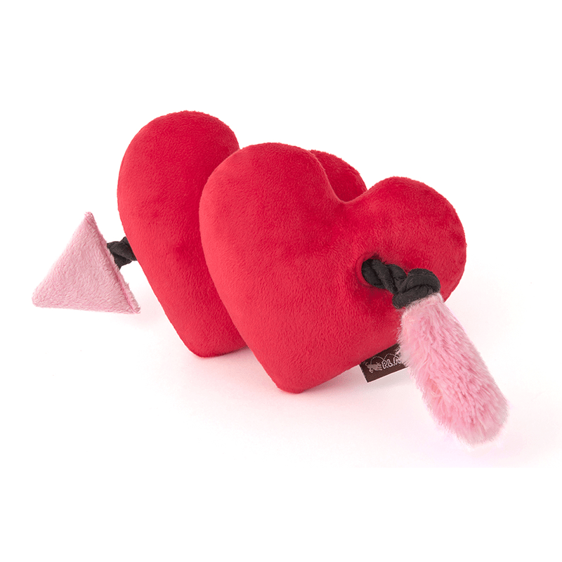 Plush Squeaky Dog Toy Valentine's Day Love Gift Champagne - PIKAPIKA
