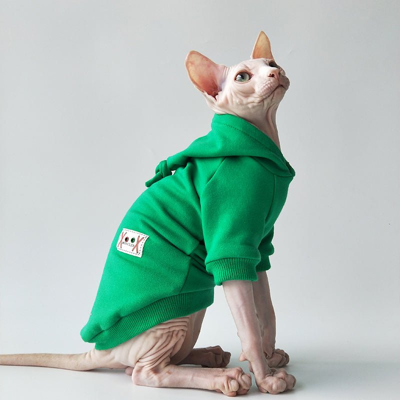 Pointed Hat Hoodie Sphynx Cat Clothes - PIKAPIKA