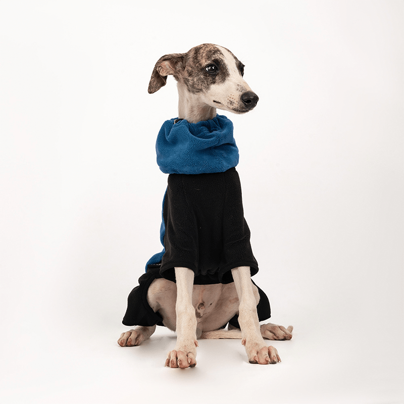 Polar Fleece Dog Onesies Outwear Italian greyhound Whippet Clothes - PIKAPIKA