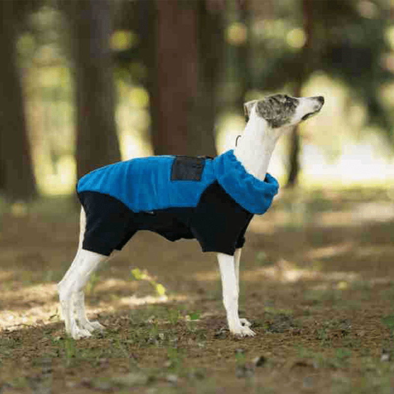Polar Fleece Dog Onesies Outwear Italian greyhound Whippet Clothes - PIKAPIKA