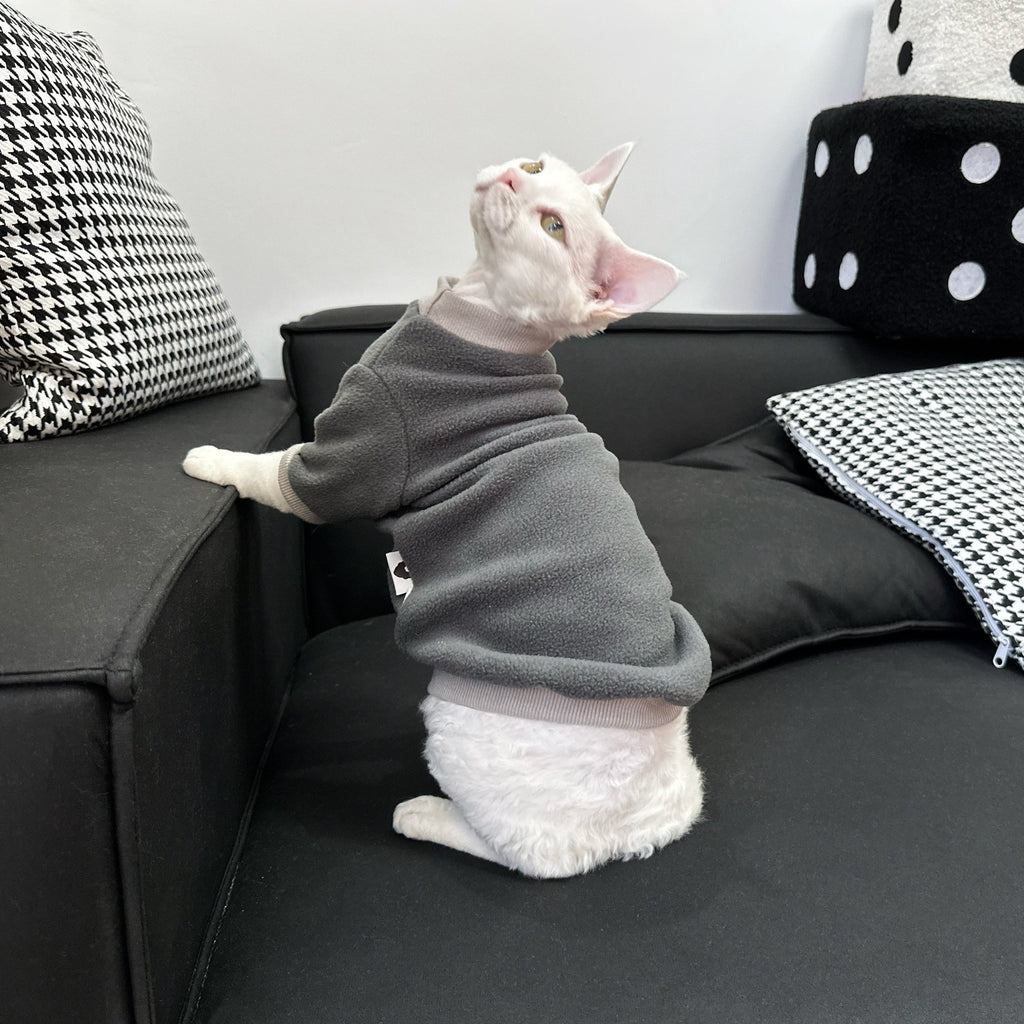 Polar Fleece Shirts Sphynx Cat Clothes - PIKAPIKA