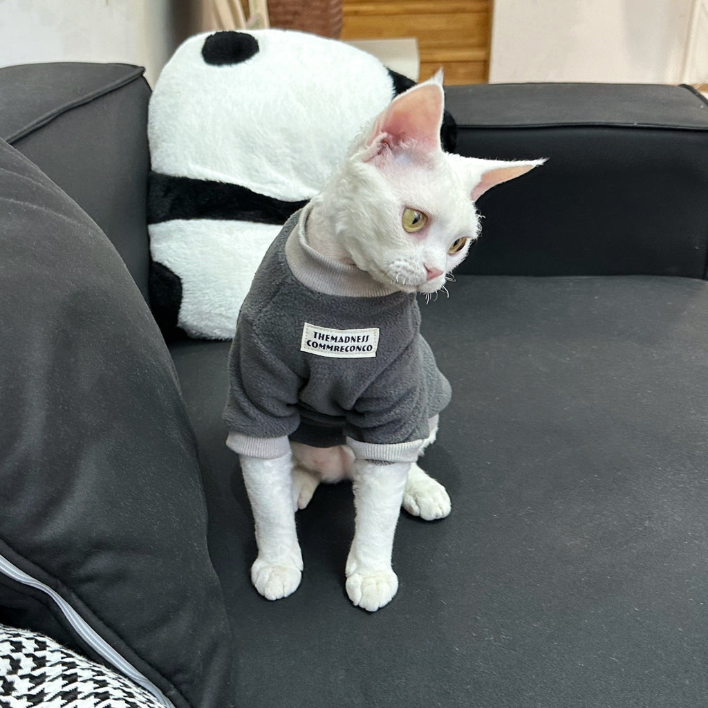 Polar Fleece Shirts Sphynx Cat Clothes - PIKAPIKA