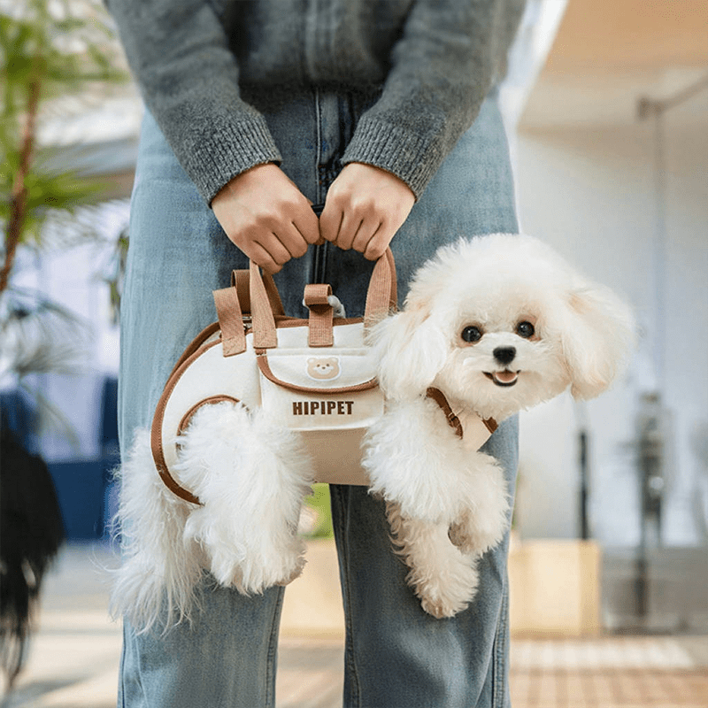 Portable Dog Travel Bag Crossbody Shoulder Handheld Carrier - PIKAPIKA
