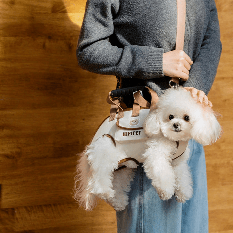 Portable Dog Travel Bag Crossbody Shoulder Handheld Carrier - PIKAPIKA
