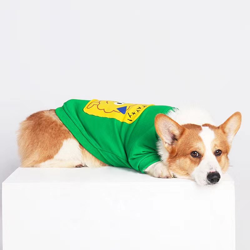 Print Pullover Shirts Corgi Dog Clothes - PIKAPIKA