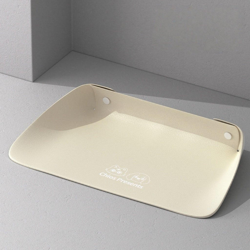 PU Leather Waterproof Pet Feeding Mat - PIKAPIKA