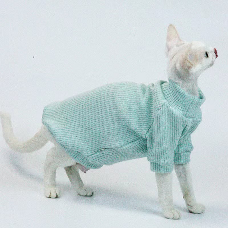 Pullover Knitted Sweater Sphynx Cat Clothes - PIKAPIKA
