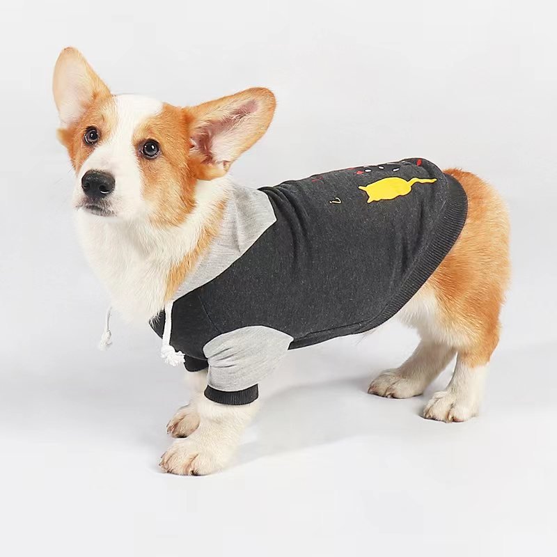 dog gear pullover Pullover Print Hoodies Corgi Dog Clothes