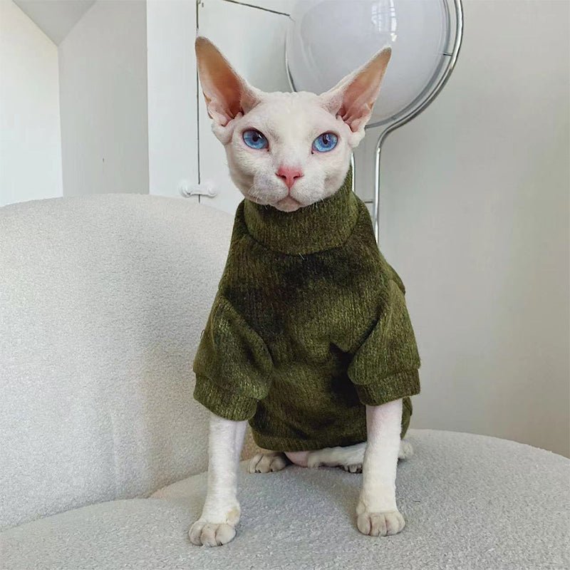 Pullover Sweater Sphynx Cat Clothes - PIKAPIKA