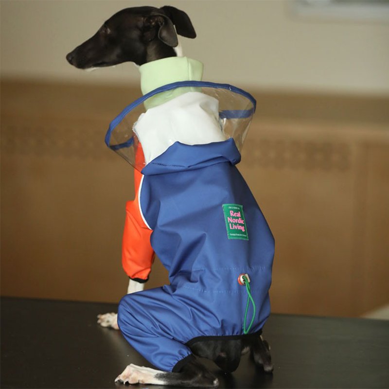 Raincoat Onesie Outdoor Jacket Greyhound Whippet Dog Clothes
