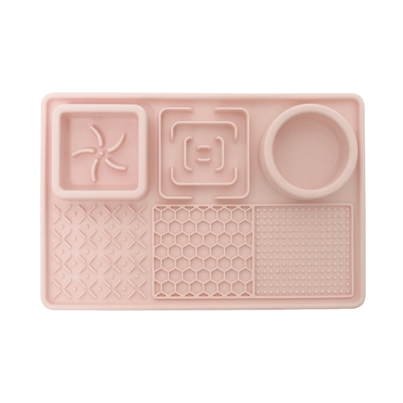 Slow Feeder Bowl, Silicone Lick Mat with Suction Cups for Dog Cat - PIKAPIKA