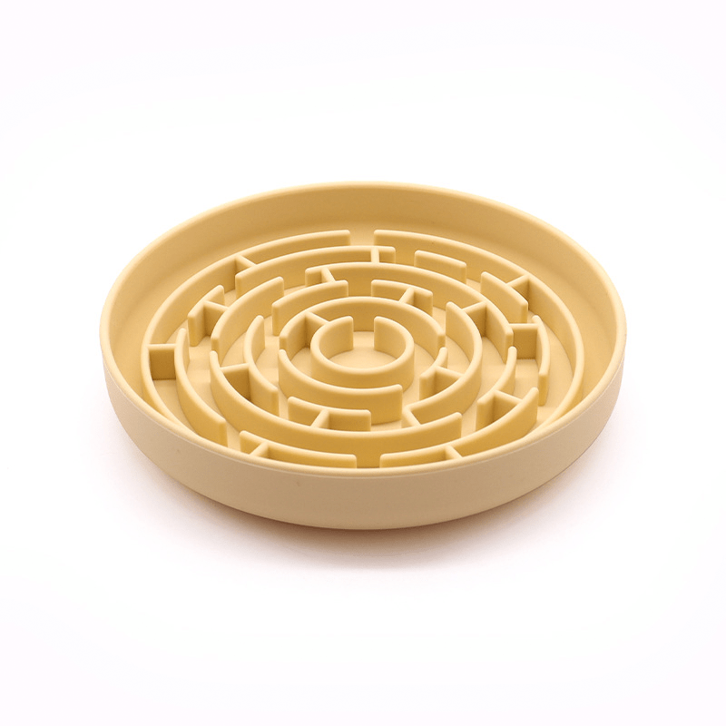 Slow Feeder Dog Bowls Silicone Pet Food Bowls With Suction Cups - PIKAPIKA