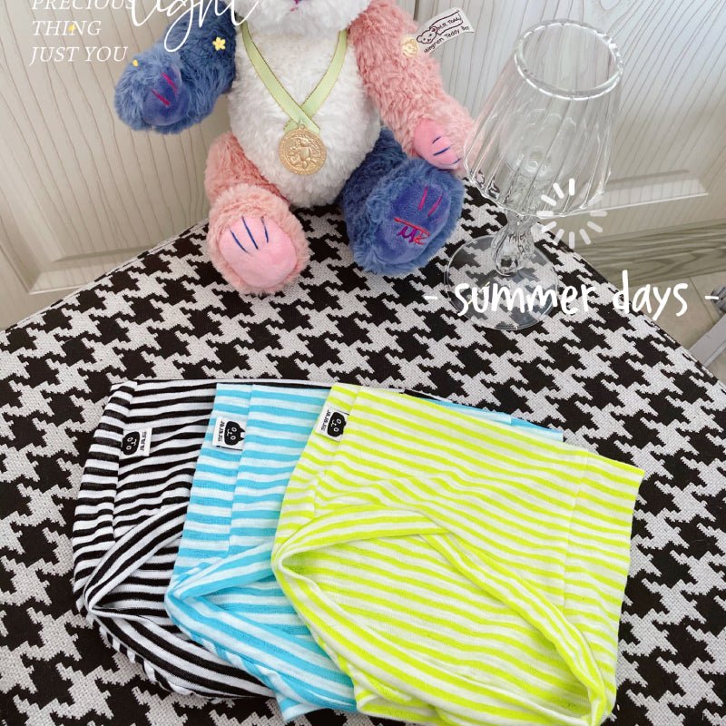 Soft Breathable Light Stripes Onesies Sphynx Cat Clothes - PIKAPIKA