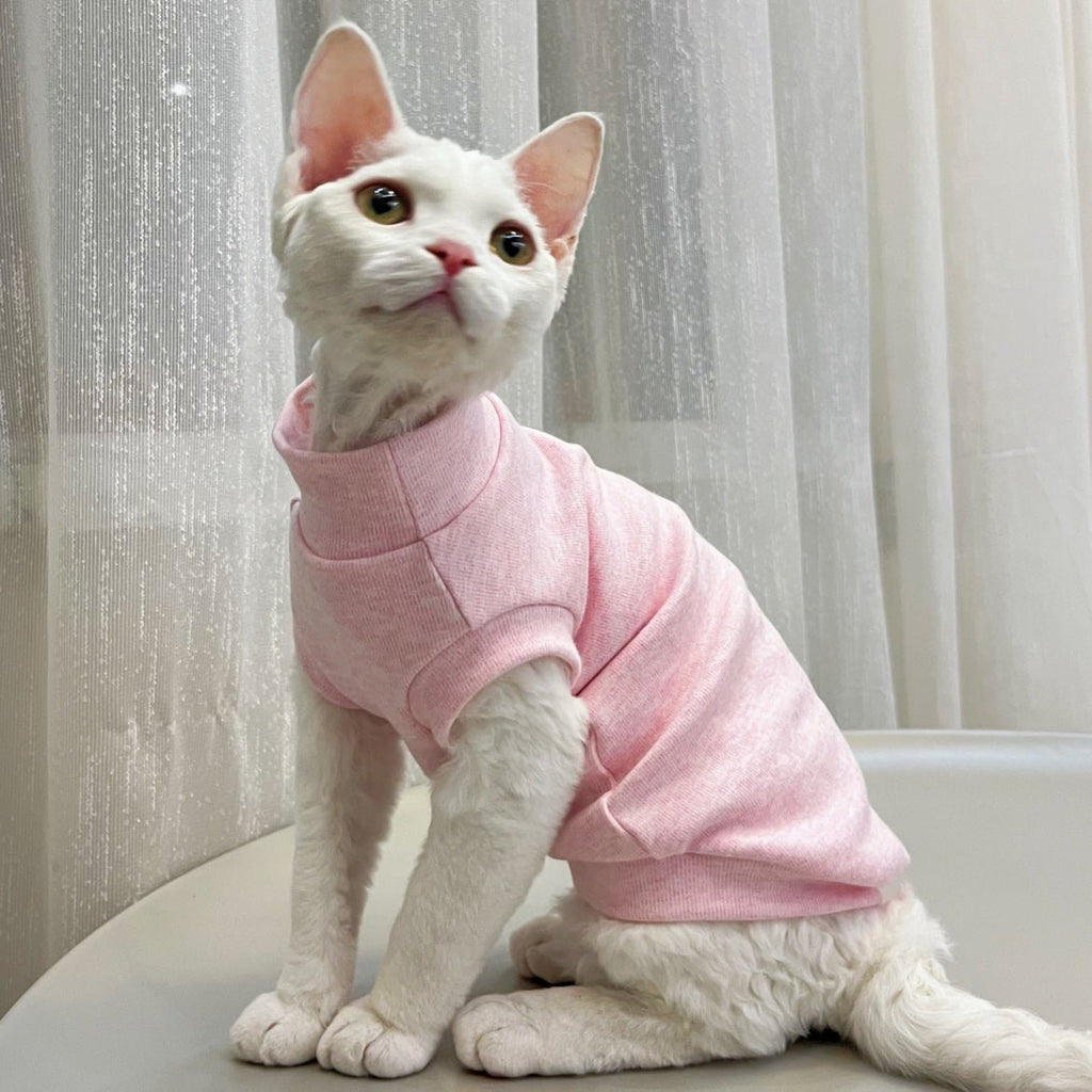 Soft Cotton Onesies Elastic Comfortable for Sphynx Cat Devon Rex - PIKAPIKA