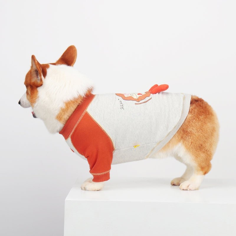 Soft Cotton Sweatshirts Corgi Medium Dog Clothes - PIKAPIKA
