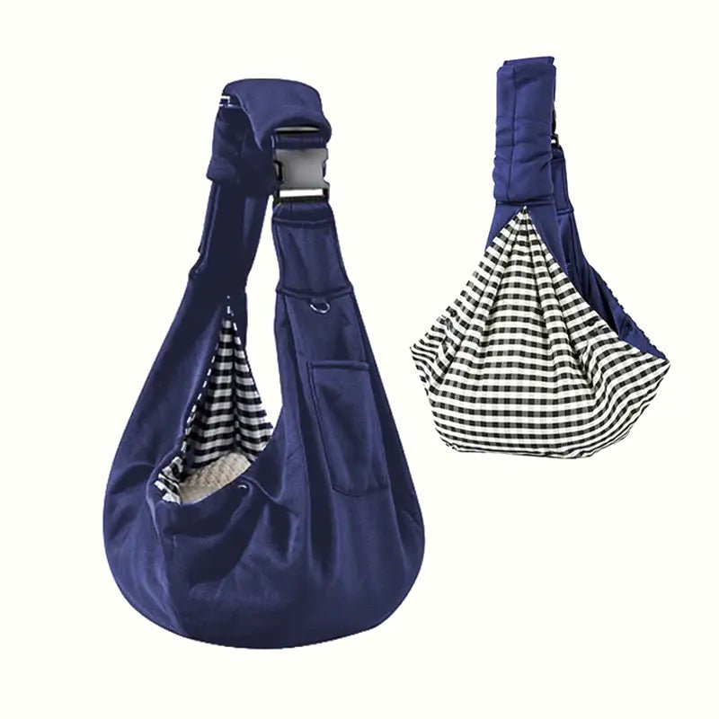 Soft Pet Sling Carrier Breathable Adjustable Collapsible Bag - PIKAPIKA
