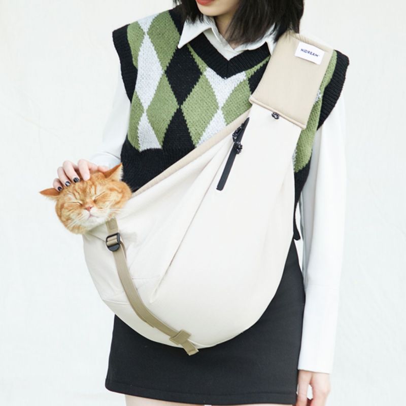 Soft Pet Sling Carrier Breathable Outing Bag - PIKAPIKA