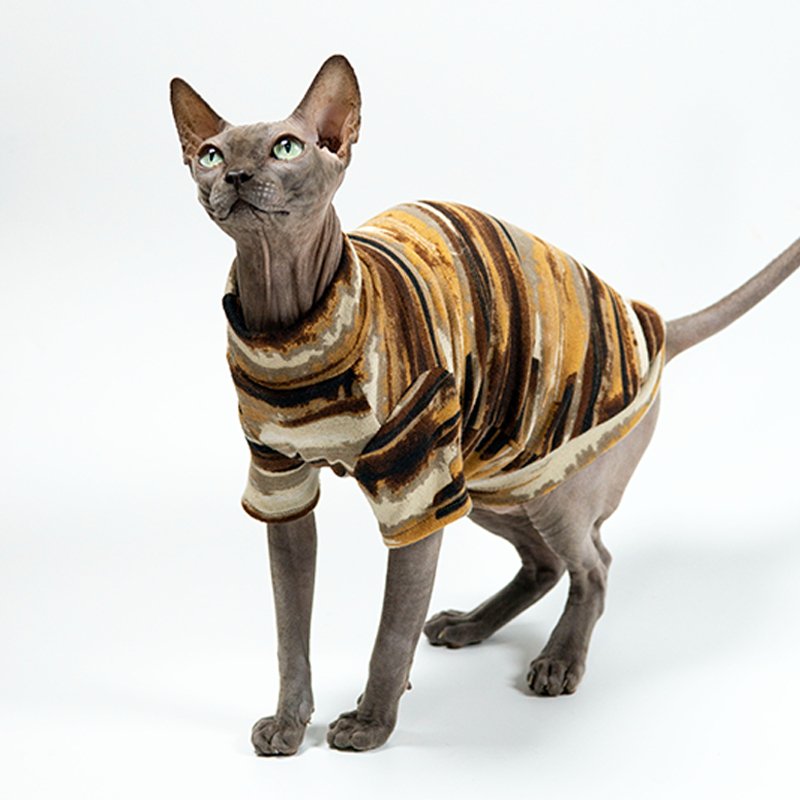 Soft Tie-Dye Top Sphynx Cat Clothes - PIKAPIKA