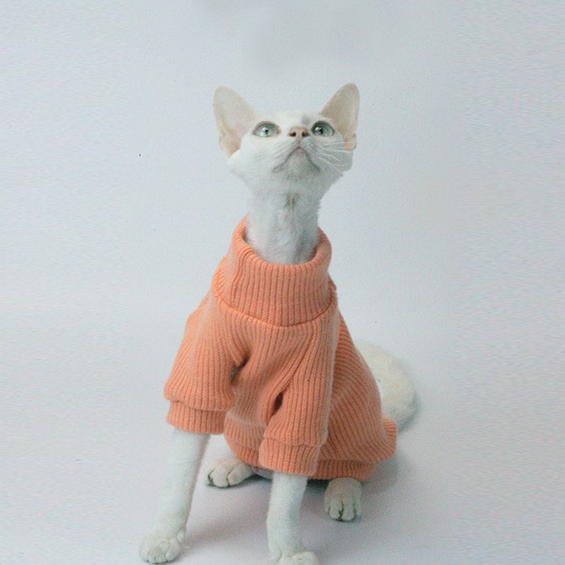Sphynx Cat Clothes Pullover Sweater - PIKAPIKA