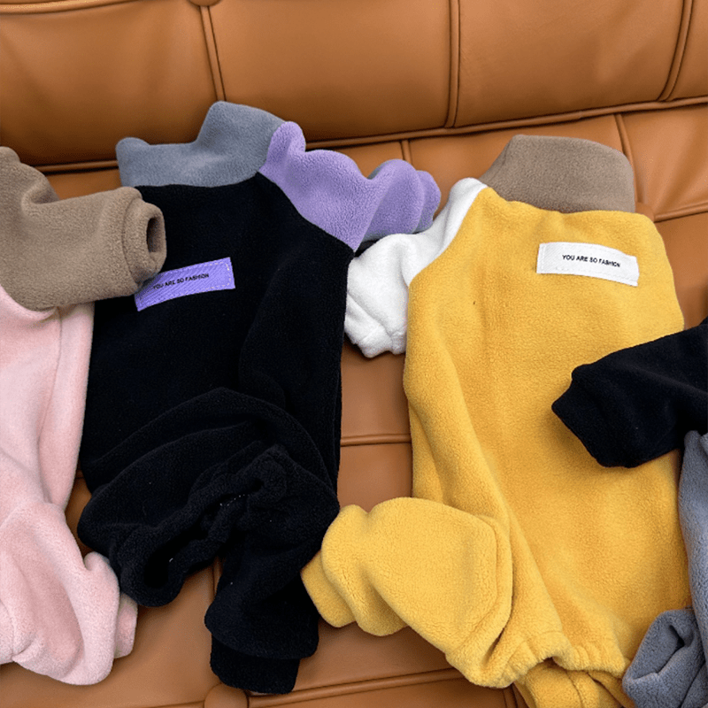 Sphynx Cat Hoodie Pullover Highneck Fleece Top Devon Rex Clothes Purple - PIKAPIKA