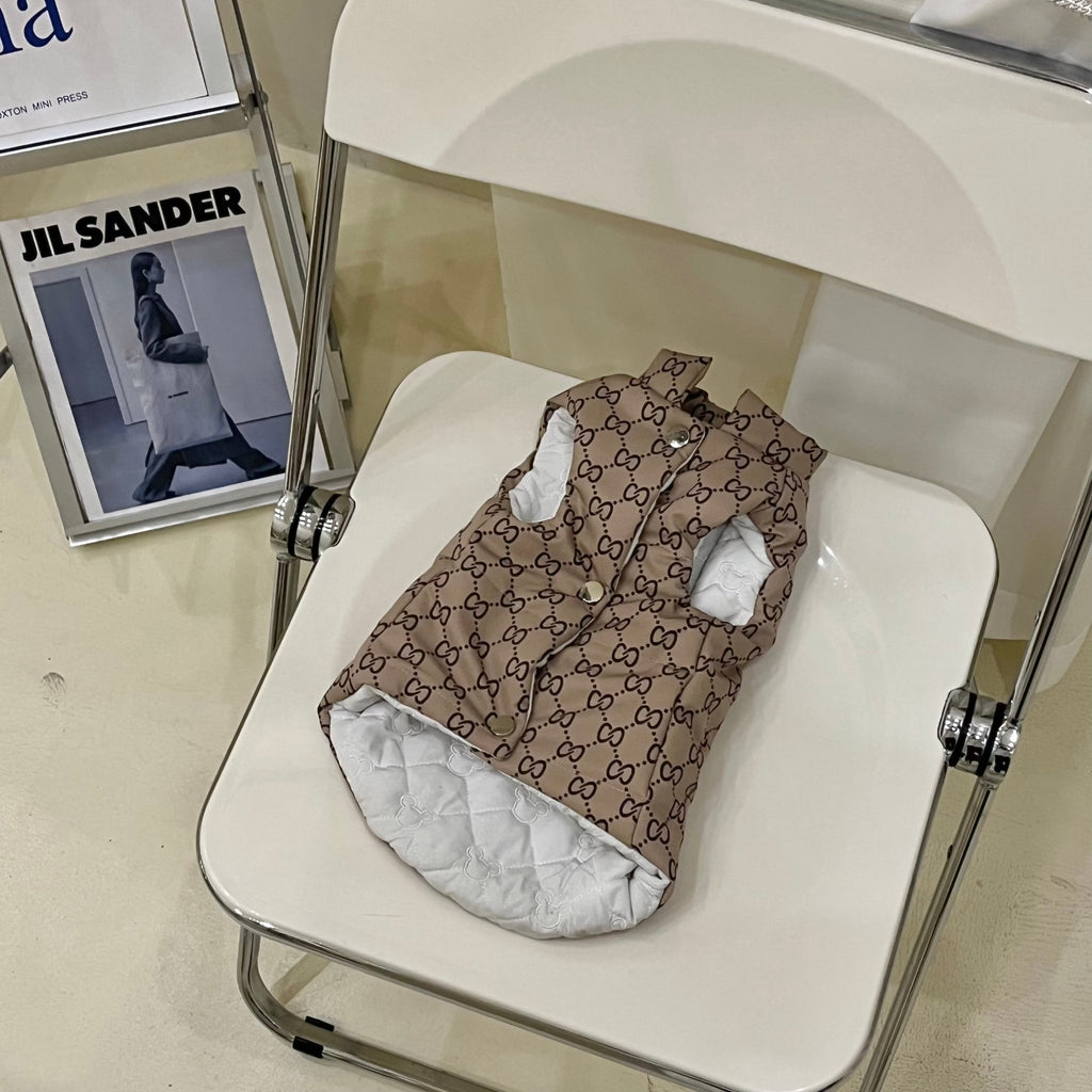 Sphynx Cat Vest Sleeveless Cotton Padded Coat Warm Devon Rex Clothes - PIKAPIKA