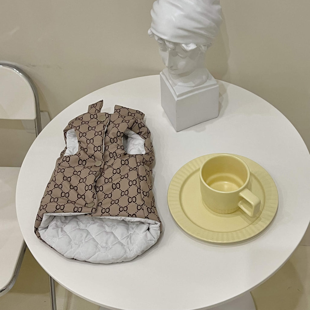 Sphynx Cat Vest Sleeveless Cotton Padded Coat Warm Devon Rex Clothes - PIKAPIKA