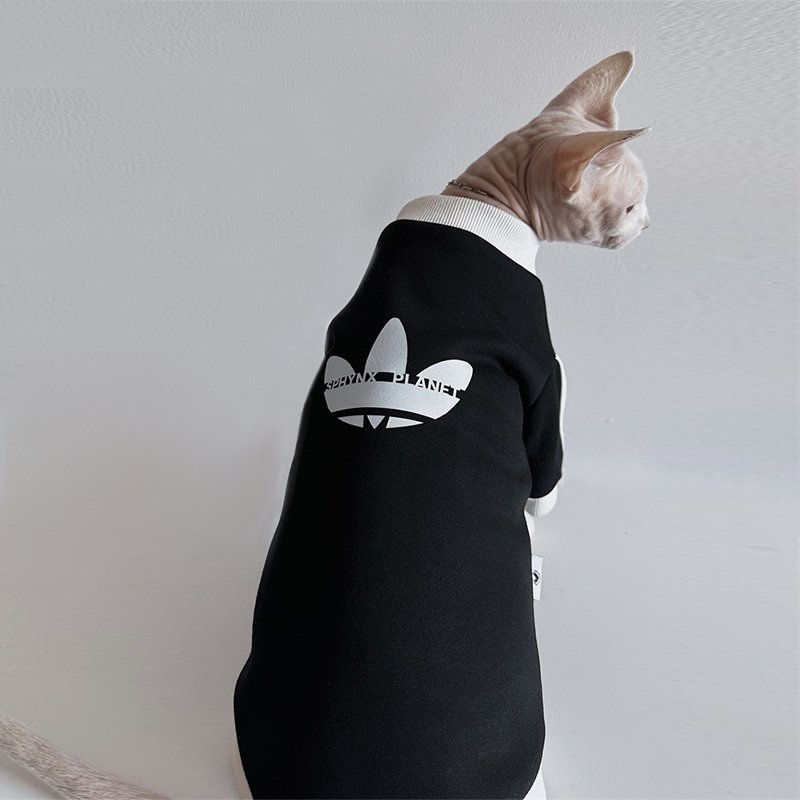 Sport Zip Jacket Casual Sphynx Cat Clothes - PIKAPIKA