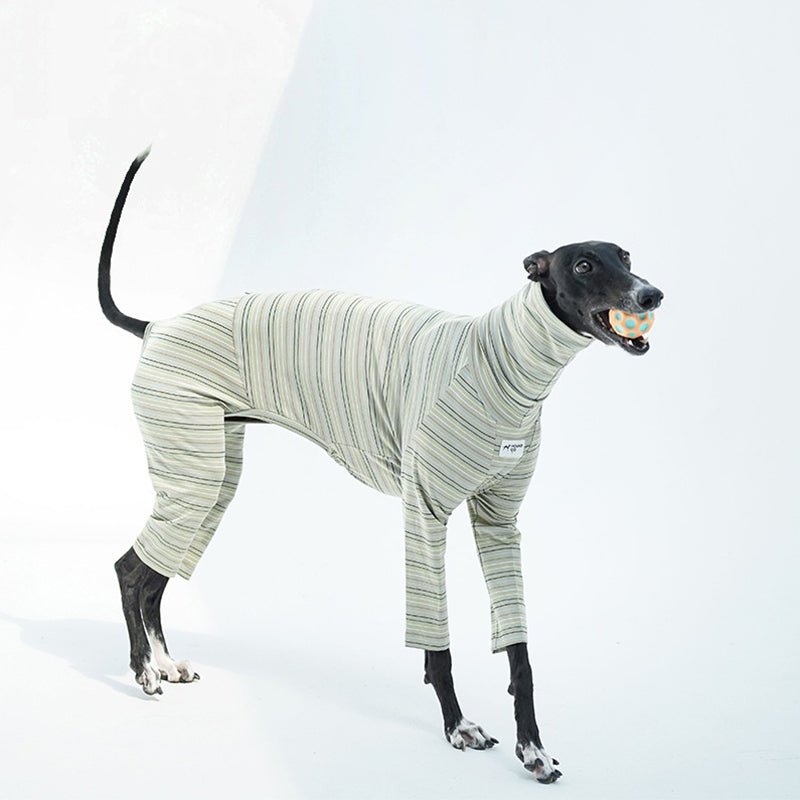 Stripe Cotton Onesie for Italian Greyhound Whippet Dog Clothes - PIKAPIKA