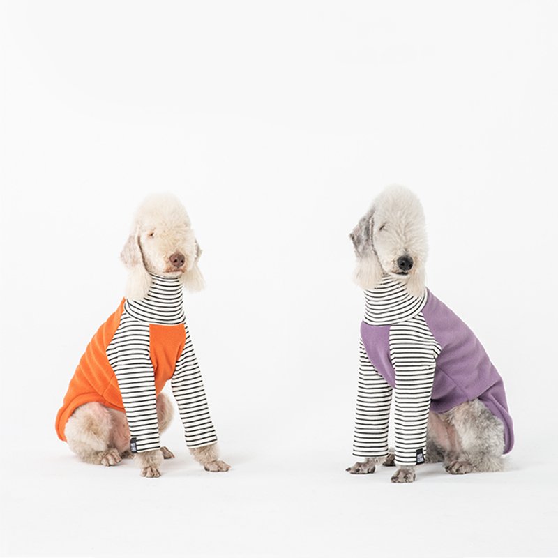 Stripe Shirt Bedlington Dog Clothes - PIKAPIKA
