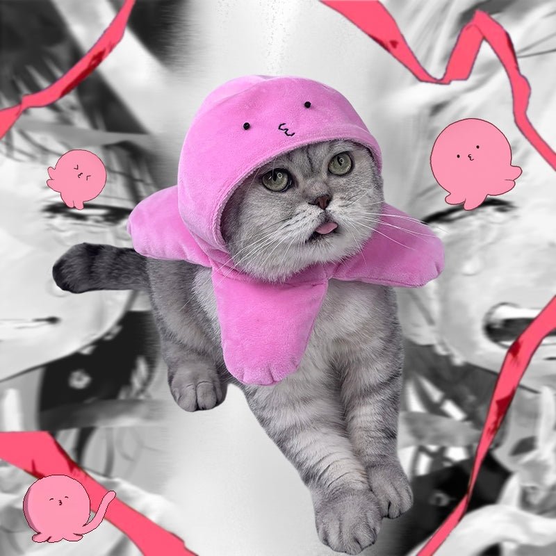 Takopi’s Original Sin Pet Headgear Cat Cosplay Costume with Ribbon - PIKAPIKA