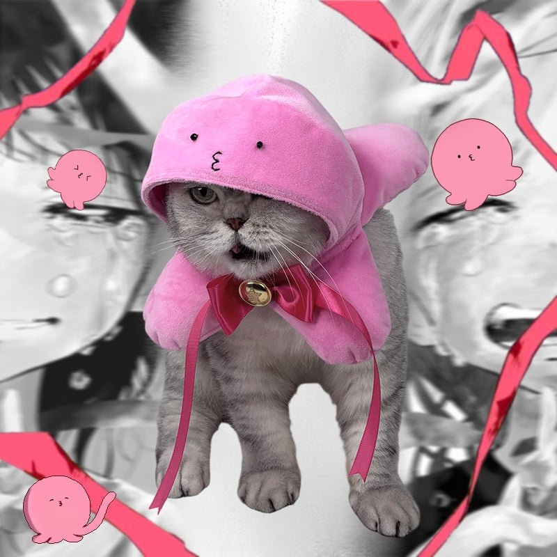Takopi’s Original Sin Pet Headgear Cat Cosplay Costume with Ribbon - PIKAPIKA