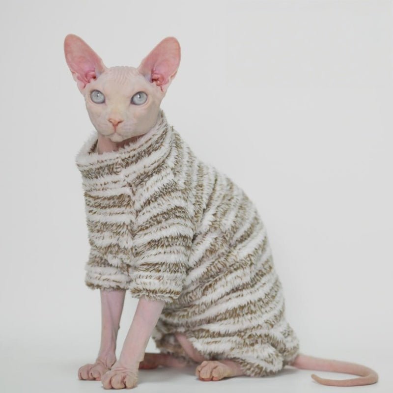 Thick Stretch Warm Shirt Sphynx Cat Clothes - PIKAPIKA