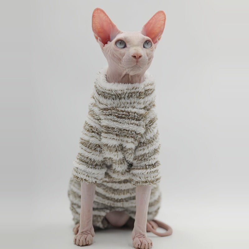 Thick Stretch Warm Shirt Sphynx Cat Clothes - PIKAPIKA
