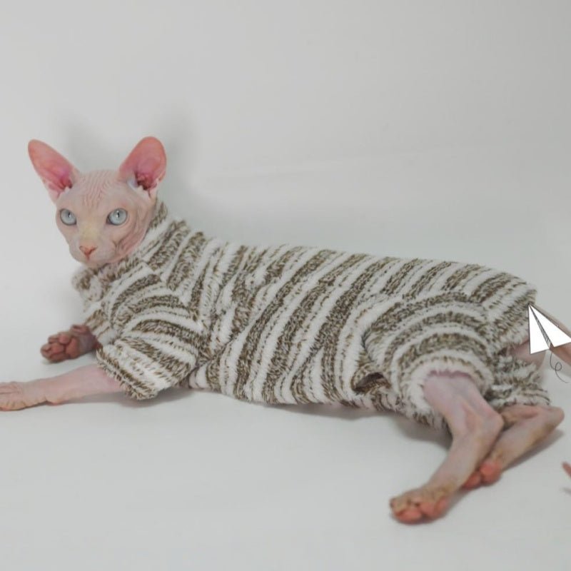 Thick Stretch Warm Shirt Sphynx Cat Clothes - PIKAPIKA