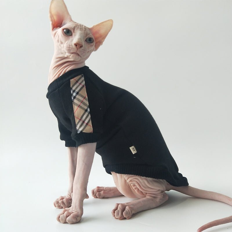 Trendy Thick Warm Soft Shirts Sphynx Cat Clothes - PIKAPIKA