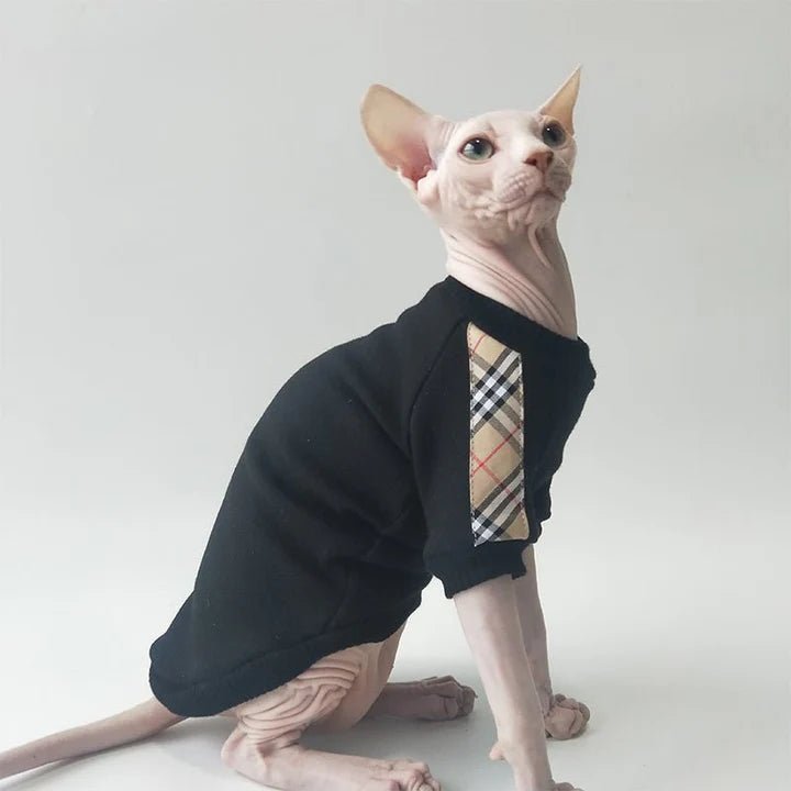 Trendy Thick Warm Soft Shirts Sphynx Cat Clothes - PIKAPIKA