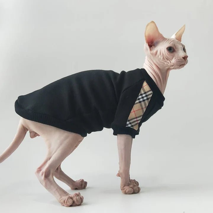Trendy Thick Warm Soft Shirts Sphynx Cat Clothes - PIKAPIKA