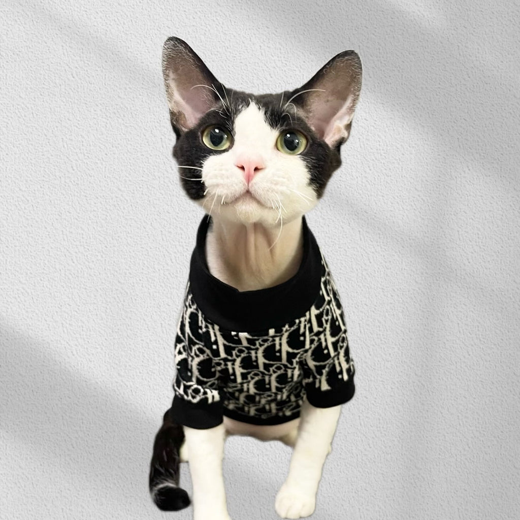Turtleneck Cat Sweater Knit Wear Warm Clothes - PIKAPIKA