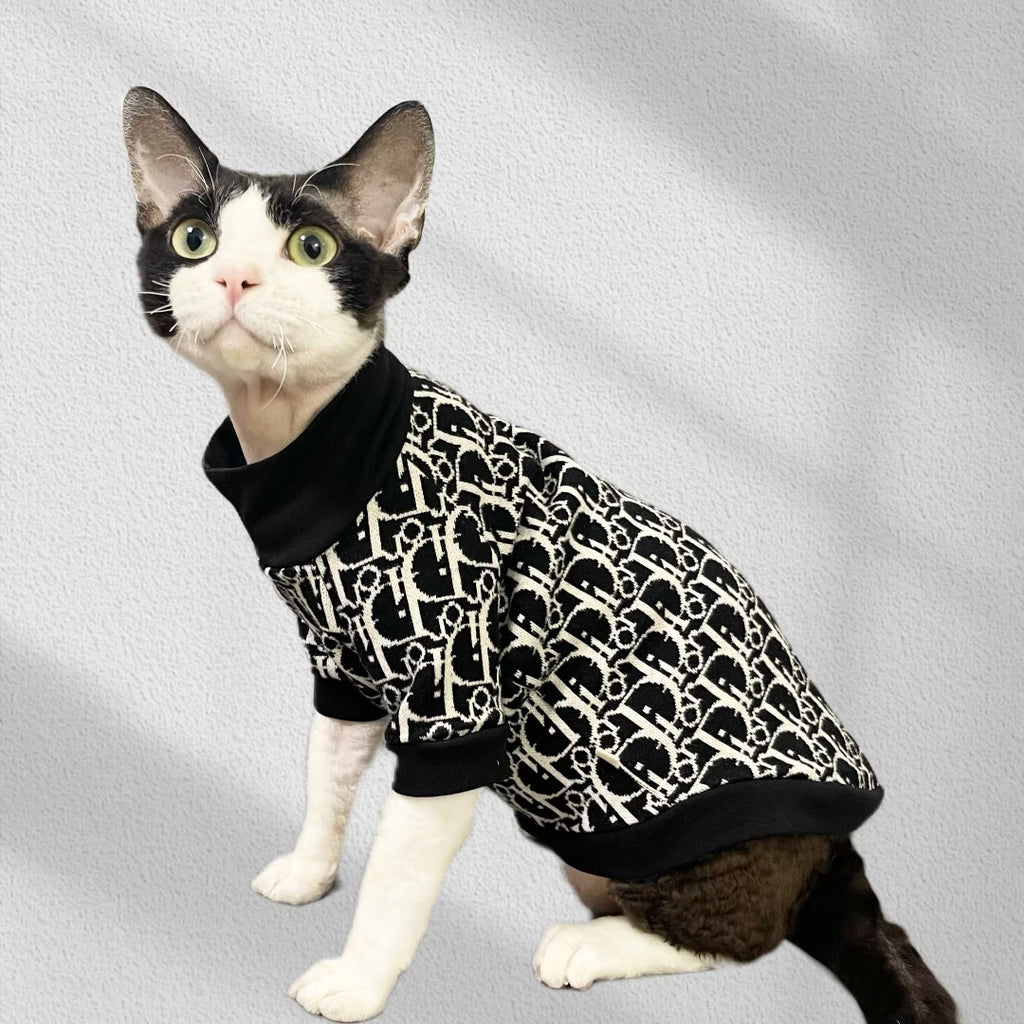 Turtleneck Cat Sweater Knit Wear Warm Clothes - PIKAPIKA