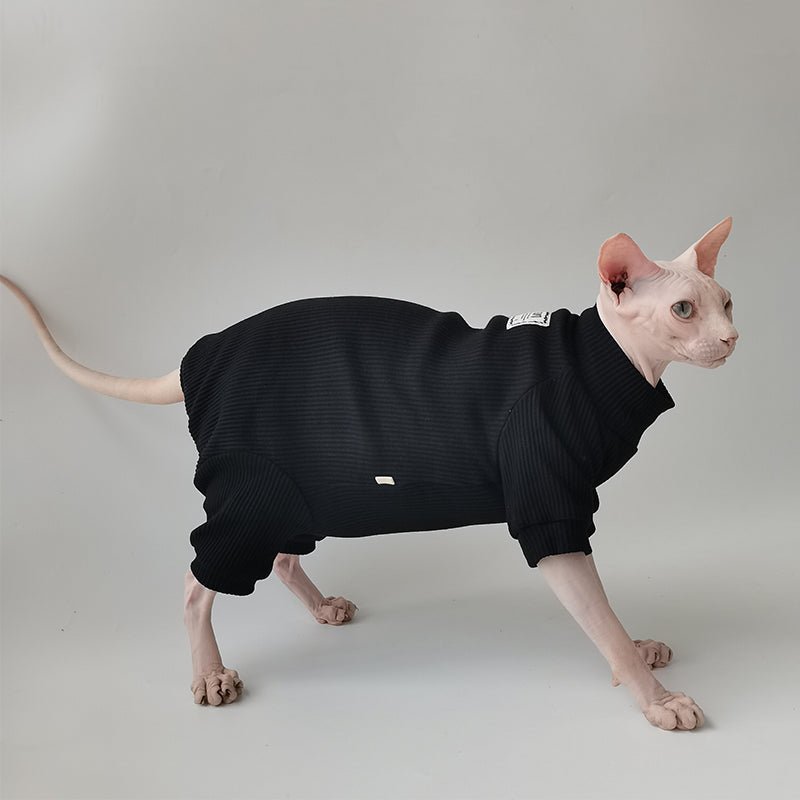 Turtleneck Onesie Pajama Sphynx Cat Clothes - PIKAPIKA