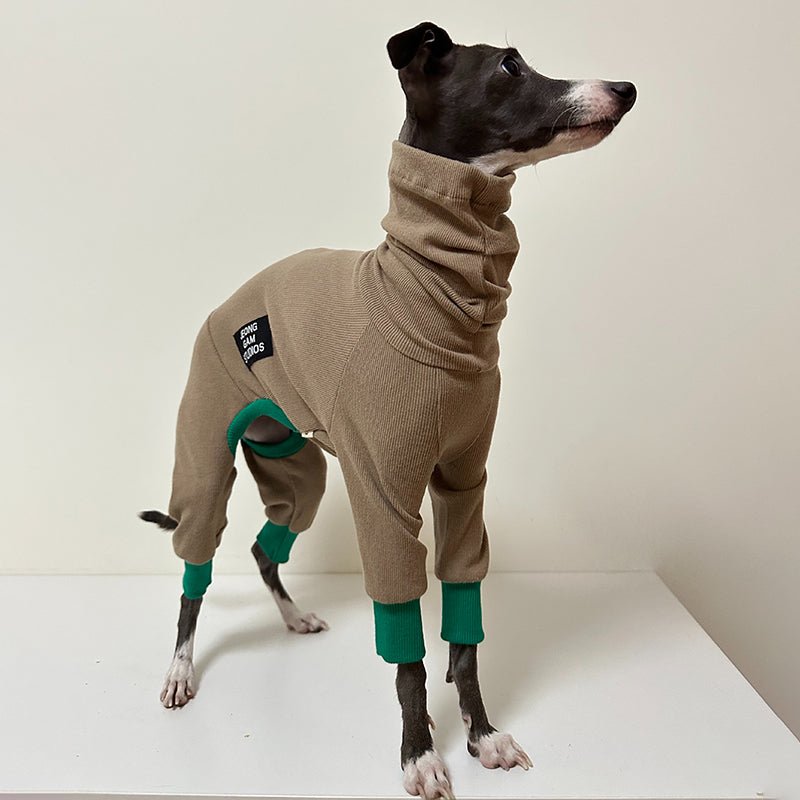 Turtleneck Onesie Sweater for Italian Greyhound Whippet Dog Clothes - PIKAPIKA