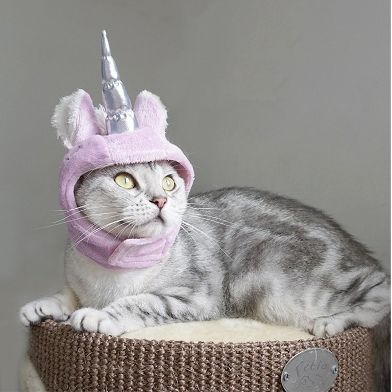 Unicorn Plush Cat Hat Halloween Fall Winter - PIKAPIKA